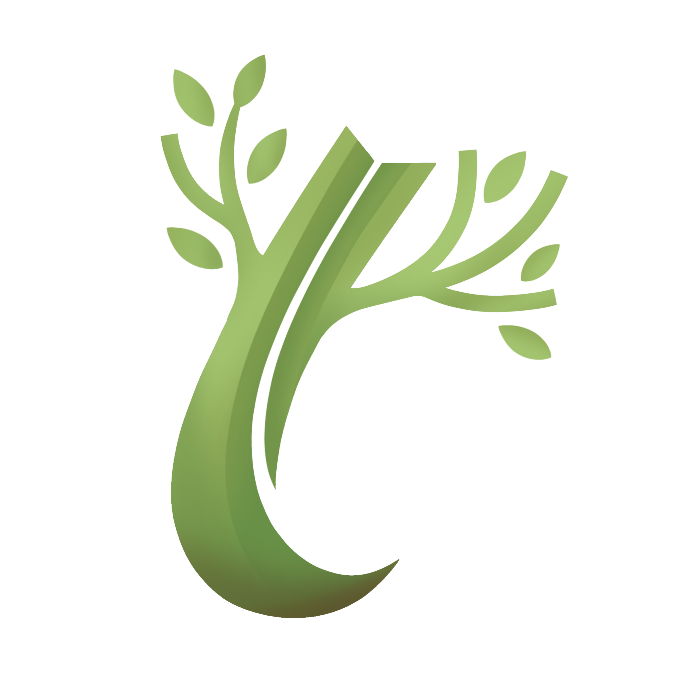 Potongan Logo Daun Mangrove